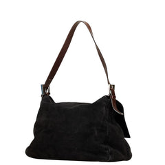 フェンディ マンマバケット ワンショルダーバッグ ハンドバッグ 26325 ブラック ブラウン スウェード レザー レディース FENDI 【中古】