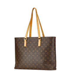 ルイ ヴィトン モノグラム ルコ トートバッグ ショルダーバッグ M51155 ブラウン PVC レザー レディース LOUIS VUITTON 【中古】