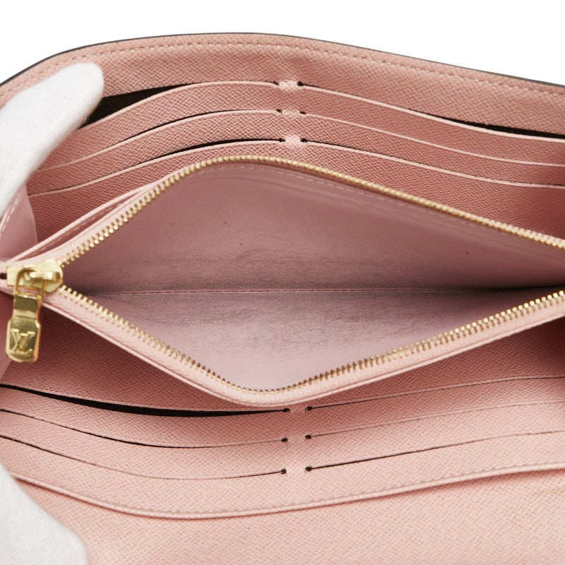 ルイ ヴィトン モノグラム ポルトフォイユ サラ 長財布 M62235 ローズ バレリーヌ ブラウン PVC レディース LOUIS VUITTON 【中古】