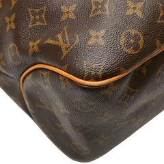 ルイ ヴィトン モノグラム ディライトフルPM ワンショルダーバッグ ハンドバッグ M40352 ブラウン PVC レザー レディース LOUIS VUITTON 【中古】