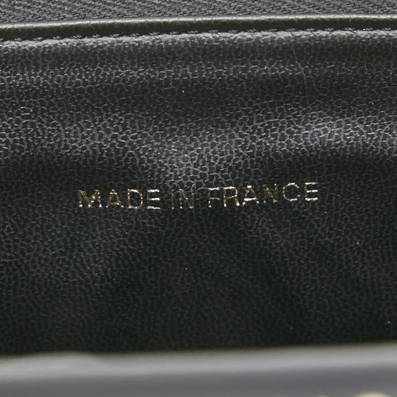 シャネル ココマーク バニティバッグ 化粧ポーチ ブラック キャビアスキン レディース CHANEL 【中古】