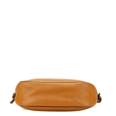 ロエベ アナグラム ショルダーバッグ ブラウン レザー レディース LOEWE 【中古】