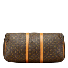 ルイ ヴィトン モノグラム キーポル55 ボストンバッグ トラベルバッグ 旅行用バッグ M41424 ブラウン PVC レザー レディース LOUIS VUITTON 【中古】