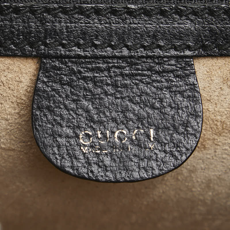 グッチ セカンドバッグ 018 122 1940 ブラック レザー レディース GUCCI 【中古】