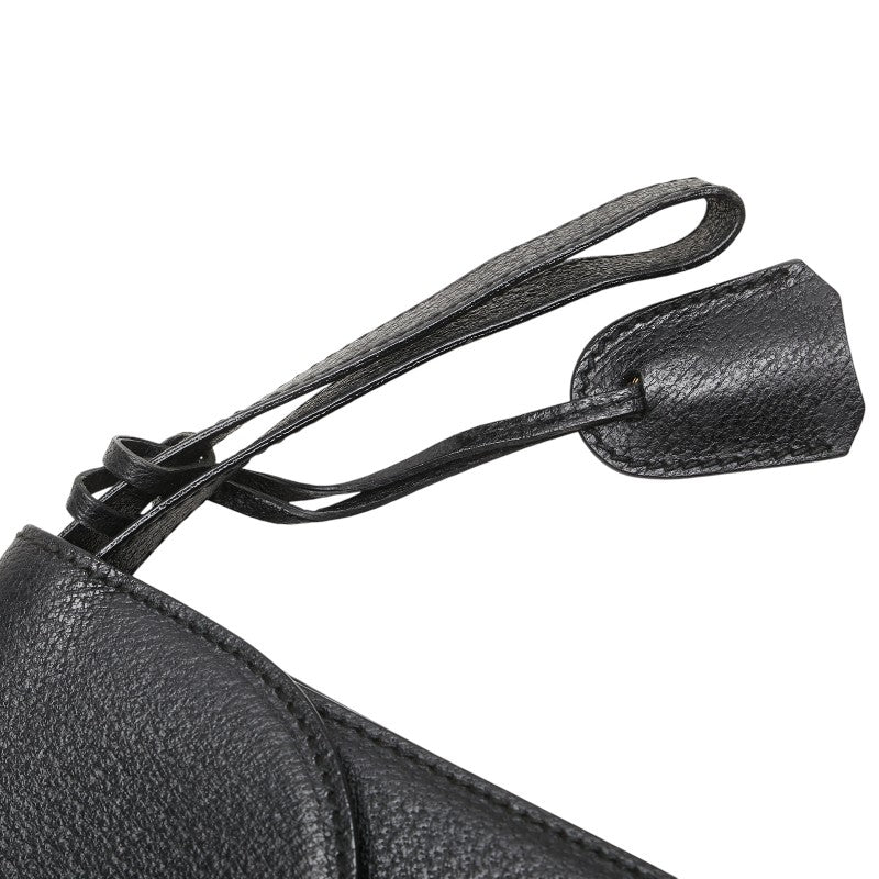 グッチ セカンドバッグ 018 122 1940 ブラック レザー レディース GUCCI 【中古】