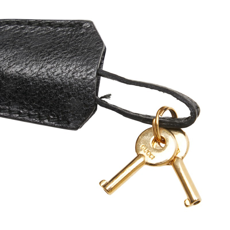 グッチ セカンドバッグ 018 122 1940 ブラック レザー レディース GUCCI 【中古】