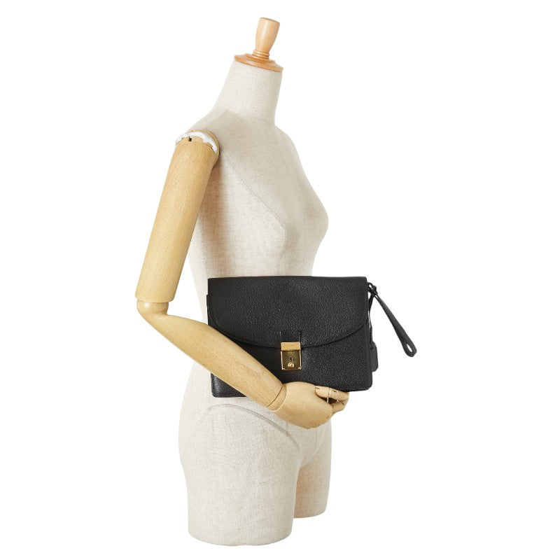グッチ セカンドバッグ 018 122 1940 ブラック レザー レディース GUCCI 【中古】