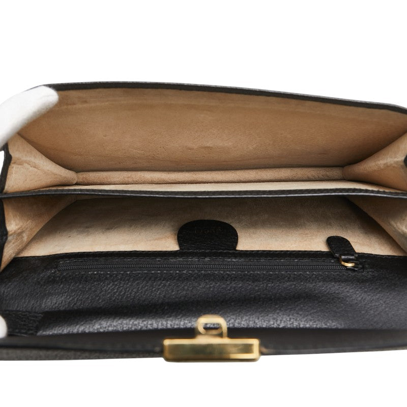 グッチ セカンドバッグ 018 122 1940 ブラック レザー レディース GUCCI 【中古】
