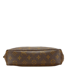 ルイ ヴィトン モノグラム トゥルース トワレット23 セカンドバッグ クラッチバッグ M47524 ブラウン PVC レザー レディース LOUIS VUITTON 【中古】