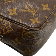 ルイ ヴィトン モノグラム トゥルース トワレット23 セカンドバッグ クラッチバッグ M47524 ブラウン PVC レザー レディース LOUIS VUITTON 【中古】