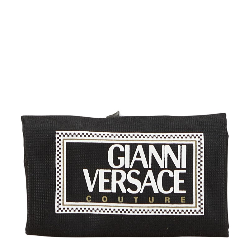 ヴェルサーチェ メデューサ クラッチバッグ セカンドバッグ ブラック レザー レディース VERSACE 【中古】