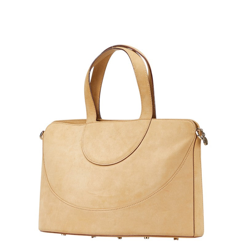 ブルガリ デコルテバッグ ショルダーバッグ 2WAY ベージュ スエード レディース BVLGARI 【中古】