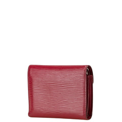 ルイ ヴィトン エピ ポルトフォイユ ヴィクトリーヌ 長財布 M62171 フューシャ レッド レザー レディース LOUIS VUITTON 【中古】