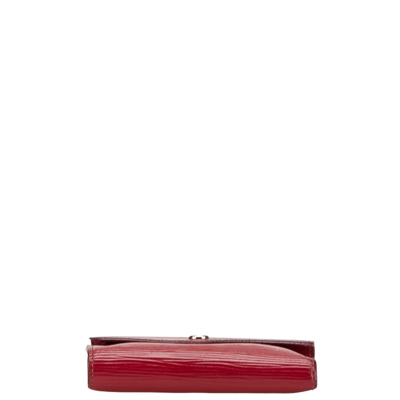 ルイ ヴィトン エピ ポルトフォイユ ヴィクトリーヌ 長財布 M62171 フューシャ レッド レザー レディース LOUIS VUITTON 【中古】