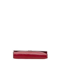 ルイ ヴィトン エピ ポルトフォイユ ヴィクトリーヌ 長財布 M62171 フューシャ レッド レザー レディース LOUIS VUITTON 【中古】