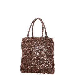 アンテプリマ ワイヤーバッグ ミニハンドバッグ レッド マルチカラー ビニール レディース ANTEPRIMA 【中古】