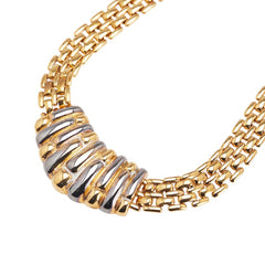 ランバン ネックレス ゴールド シルバー メッキ レディース LANVIN 【中古】