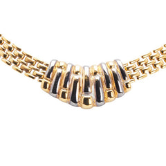 ランバン ネックレス ゴールド シルバー メッキ レディース LANVIN 【中古】