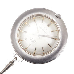 エテルナ ヴィンテージ エテルナマチック ゴルファー 懐中時計 自動巻き シルバー文字盤 ステンレススチール レディース Eterna 【中古】