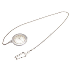 エテルナ ヴィンテージ エテルナマチック ゴルファー 懐中時計 自動巻き シルバー文字盤 ステンレススチール レディース Eterna 【中古】