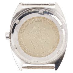 シチズン ホーマーデイト 腕時計 4-182464TA 手巻き シルバー文字盤 ステンレススチール レディース CITIZEN 【中古】