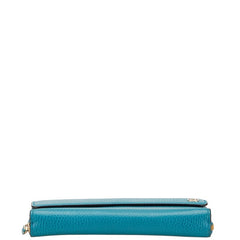 グッチ インターロッキングG 長財布 449397 ターコイズブルー レザー レディース GUCCI 【中古】