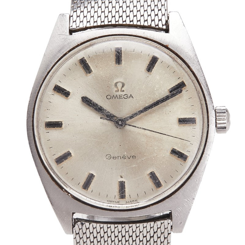 オメガ ジュネーブ 腕時計 135.041 クオーツ ゴールド文字盤 ステンレススチール メンズ OMEGA 【中古】