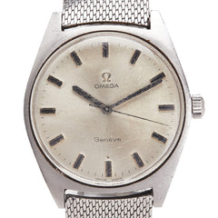 オメガ ジュネーブ 腕時計 135.041 クオーツ ゴールド文字盤 ステンレススチール メンズ OMEGA 【中古】