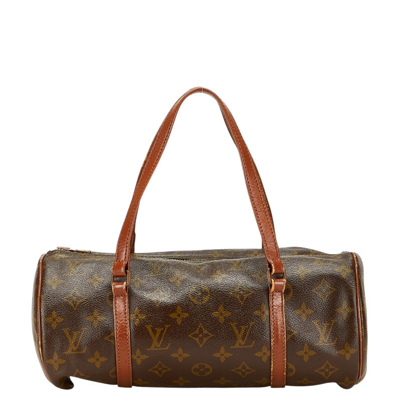 ルイ ヴィトン モノグラム パピヨン30 ハンドバッグ ショルダーバッグ M51365 ブラウン PVC レザー レディース LOUIS VUITTON 【中古】