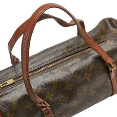 ルイ ヴィトン モノグラム パピヨン30 ハンドバッグ ショルダーバッグ M51365 ブラウン PVC レザー レディース LOUIS VUITTON 【中古】