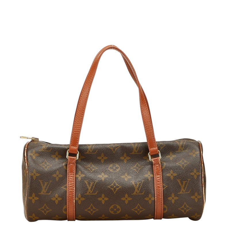 ルイ ヴィトン モノグラム パピヨン30 ハンドバッグ ショルダーバッグ M51365 ブラウン PVC レザー レディース LOUIS VUITTON 【中古】