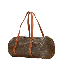 ルイ ヴィトン モノグラム パピヨン30 ハンドバッグ ショルダーバッグ M51365 ブラウン PVC レザー レディース LOUIS VUITTON 【中古】