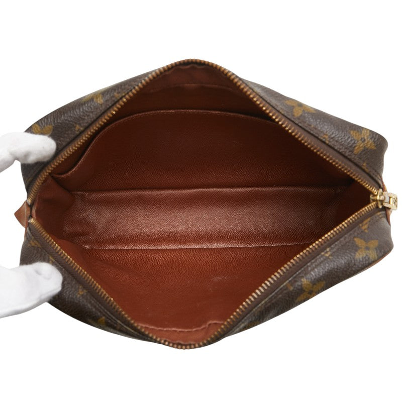 ルイ ヴィトン モノグラム コンピエーニュ23 セカンドバッグ M51847 ブラウン PVC レザー レディース LOUIS VUITTON 【中古】