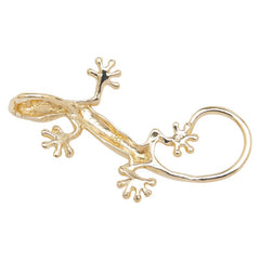 K14YG イエローゴールド トカゲ ペンダントトップ レディース 【中古】