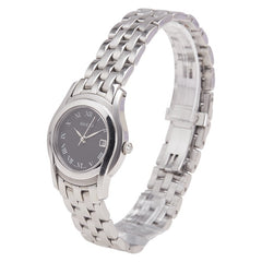 グッチ Gクラス 腕時計 5500L クオーツ ブラック文字盤 ステンレススチール レディース GUCCI 【中古】