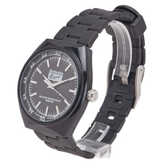 オニツカタイガー 腕時計 VJ21-D223 クオーツ ブラック文字盤 プラスチック ラバー メンズ ONITSUKA TIGER 【中古】