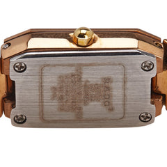 ラドー 4Pダイヤ 腕時計 クオーツ レッド文字盤 ステンレススチール レディース RADO 【中古】