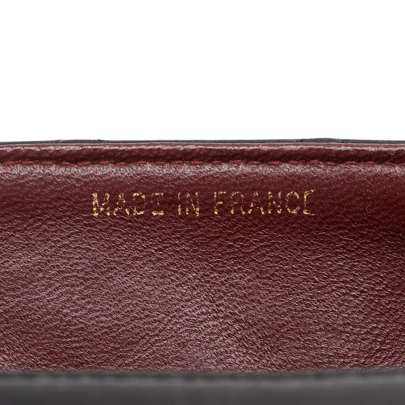 シャネル ココマーク マトラッセ 斜め掛け チェーン ショルダーバッグ ブラック ラムスキン レディース CHANEL 【中古】