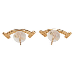 K18YG イエローゴールド ダイヤ0.12ct スタッド ピアス レディース 【中古】