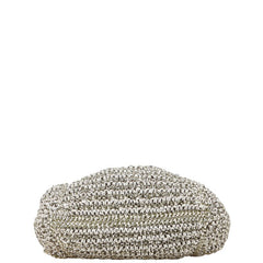 アンテプリマ カリーナ ワイヤーバッグ ハート ビジュー ハンドバッグ トートバッグ グレー ビニール サテン レディース ANTEPRIMA 【中古】