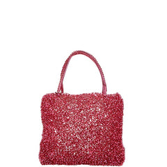 アンテプリマ ワイヤーバッグ ミニハンドバッグ ピンク ビニール レディース ANTEPRIMA 【中古】