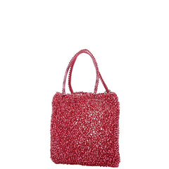 アンテプリマ ワイヤーバッグ ミニハンドバッグ ピンク ビニール レディース ANTEPRIMA 【中古】