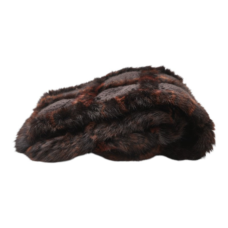 フェンディ マフラー ブラウン ファー レディース FENDI 【中古】