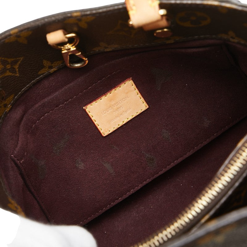 ルイ ヴィトン モノグラム モンテーニュBB ハンドバッグ ショルダーバッグ 2WAY M41055 ブラウン PVC レザー レディース LOUIS VUITTON 【中古】