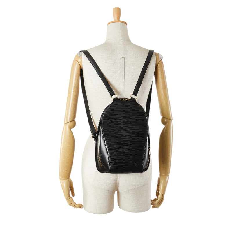 ルイ ヴィトン エピ マビヨン リュック バックパック M52232 ノワール ブラック レザー レディース LOUIS VUITTON 【中古】