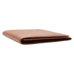 バーバリー ロゴ 名刺入れ カードケース ブラウン レザー メンズ BURBERRY 【中古】