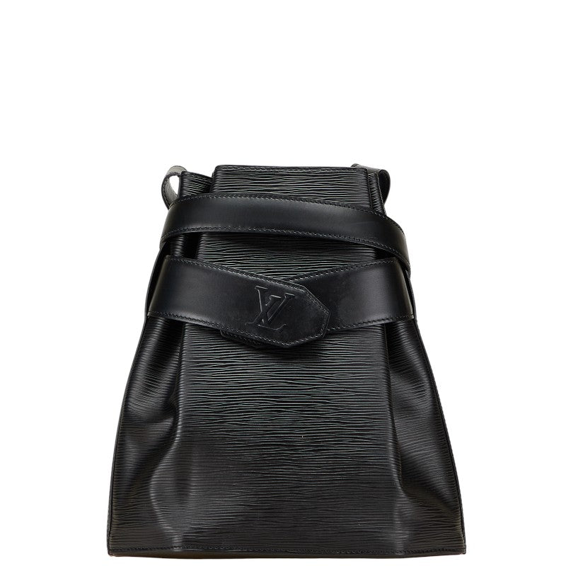 ルイ ヴィトン エピ サックデポールGM ワンショルダーバッグ ハンドバッグ M80155 ノワール ブラック レザー レディース LOUIS VUITTON 【中古】