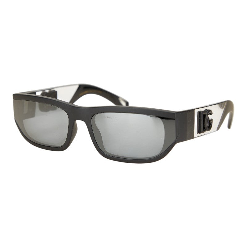ドルチェアンドガッバーナ DGロゴ サングラス DG6172 ブラック プラスチック メンズ DOLCE&GABBANA 【中古】