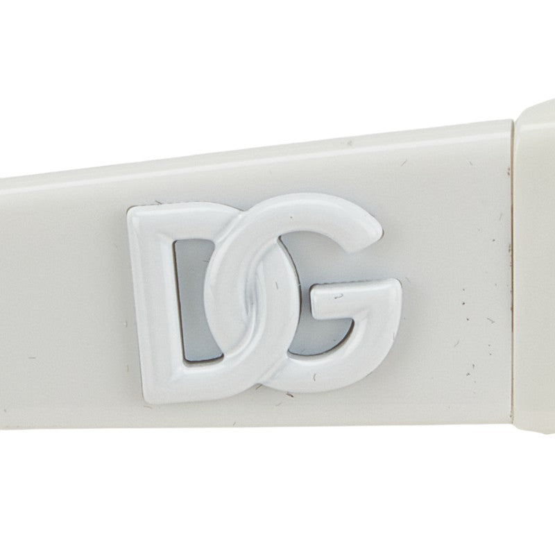 ドルチェアンドガッバーナ DGロゴ サングラス DG4455 ホワイト プラスチック メンズ DOLCE&GABBANA 【中古】