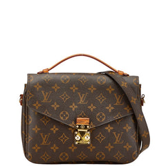 ルイ ヴィトン モノグラム ポシェット メティスMM ハンドバッグ ショルダーバッグ 2WAY M44875 ブラウン PVC レザー レディース LOUIS VUITTON 【中古】